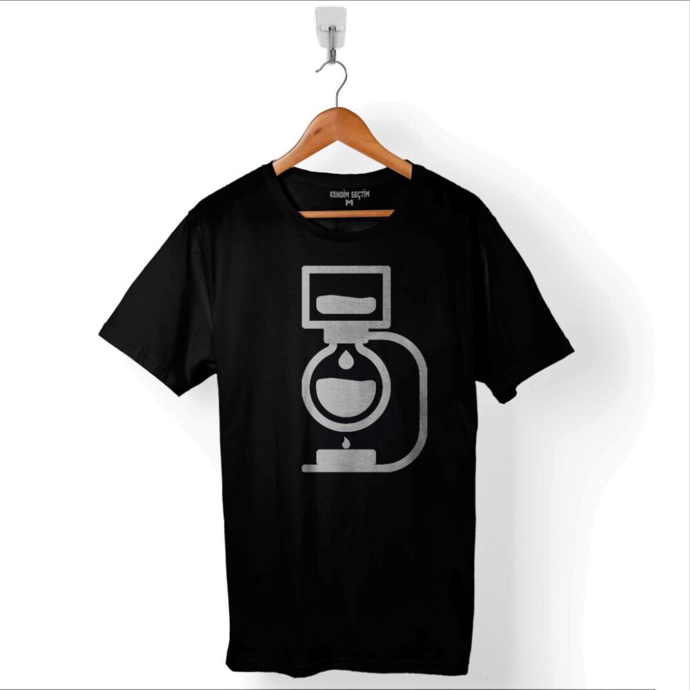 The Barista Coffee Kahve Espresso Maker Syphon Baskılı Tişört Unisex T-Shirt - 1