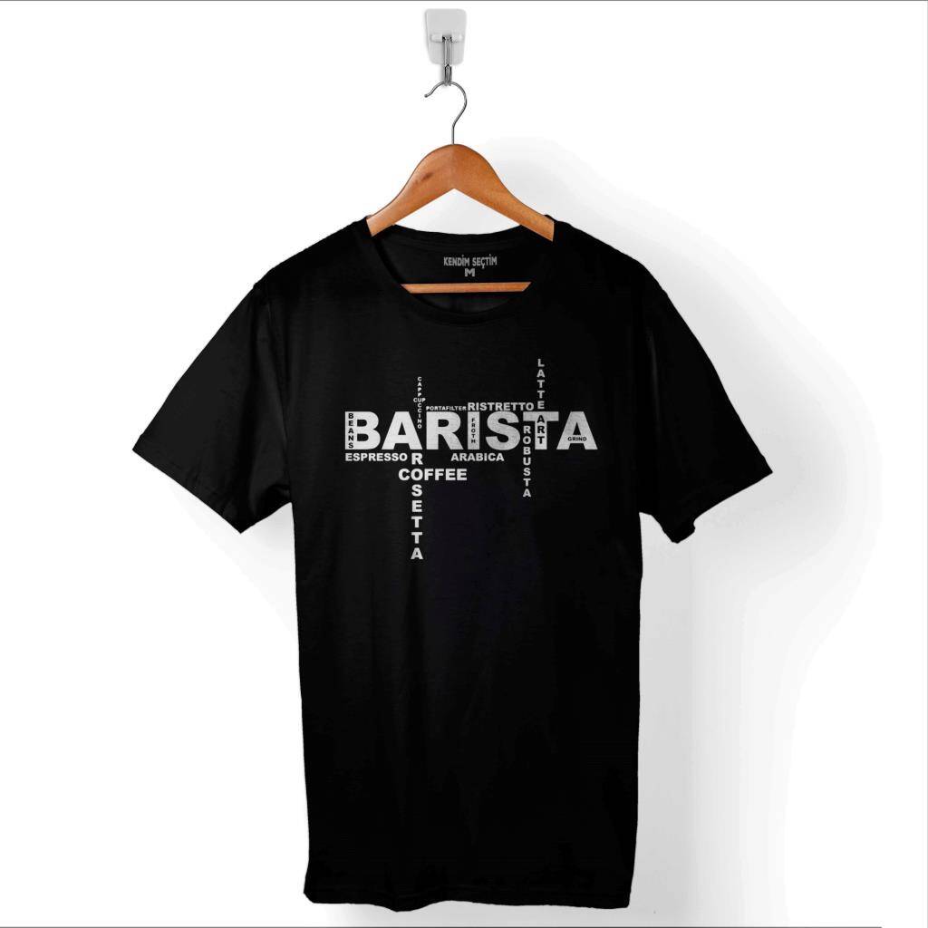 The Barista Coffee Kahve Espresso Maker Syphon Baskılı Tişört Unisex T-Shirt - 1