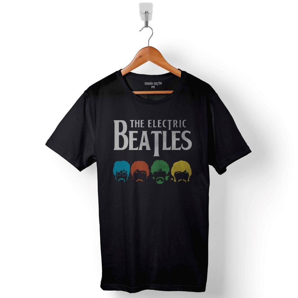 The Beatles Electrıc Elektrik Logo Abbey Road Baskılı Tişört Unisex T-Shirt - 1