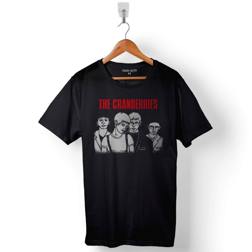 The Cranberries Music Group Logo Baskılı Tişört Unisex T-Shirt - 1