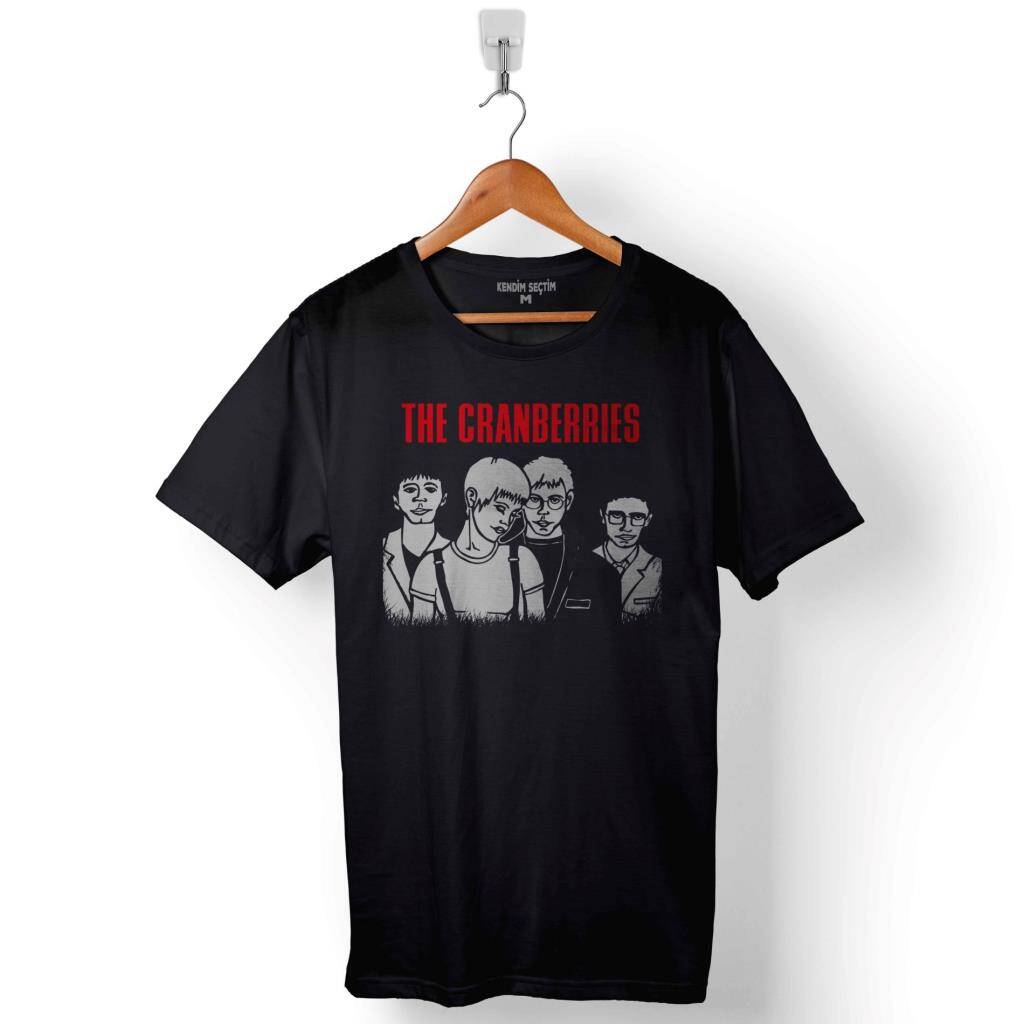 The Cranberries Music Group Logo Baskılı Tişört Unisex T-Shirt - 1