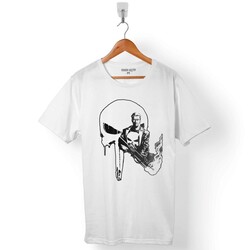 THE CRAZY PUNISHER WAR CEZALANDIRICI LOGO ERKEK TİŞÖRT - 1