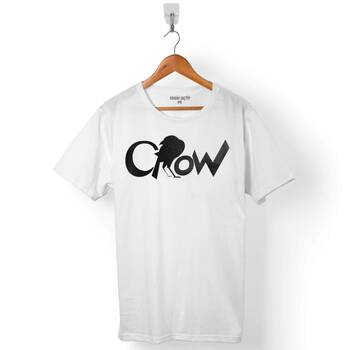 THE CROW LOGO KARGA ERKEK TİŞÖRT - 1