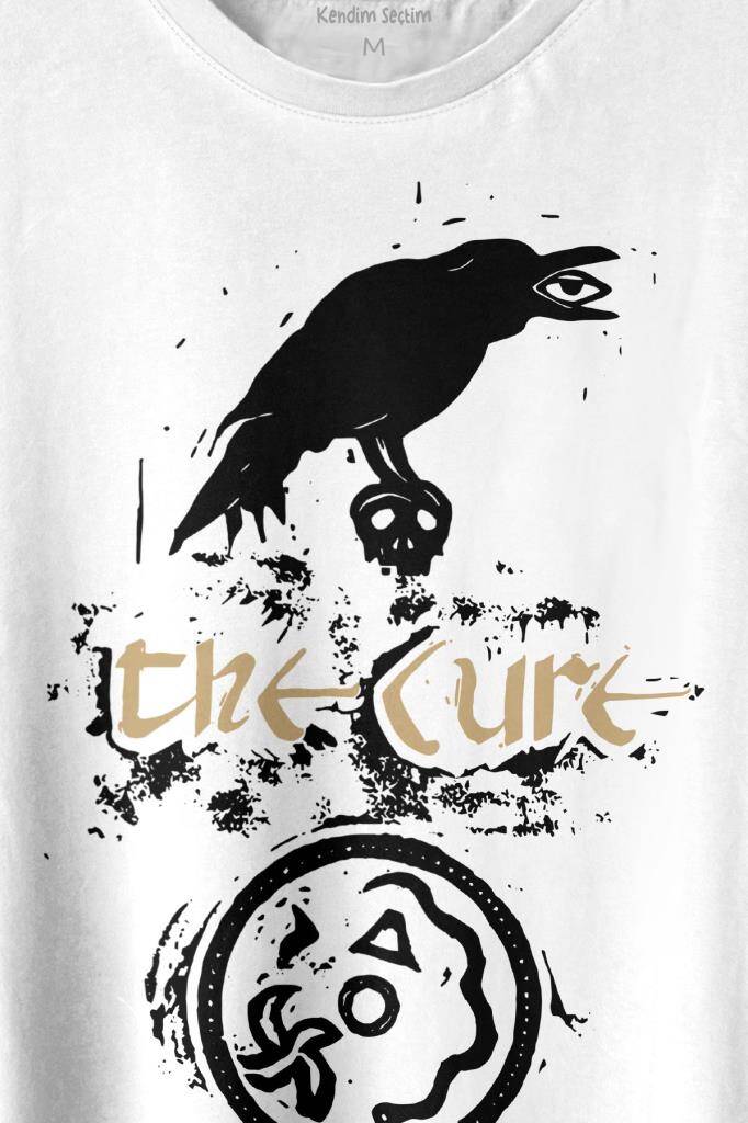 The Cure Crown Music Rock Baskılı Tişört Unisex T-shirt (1)