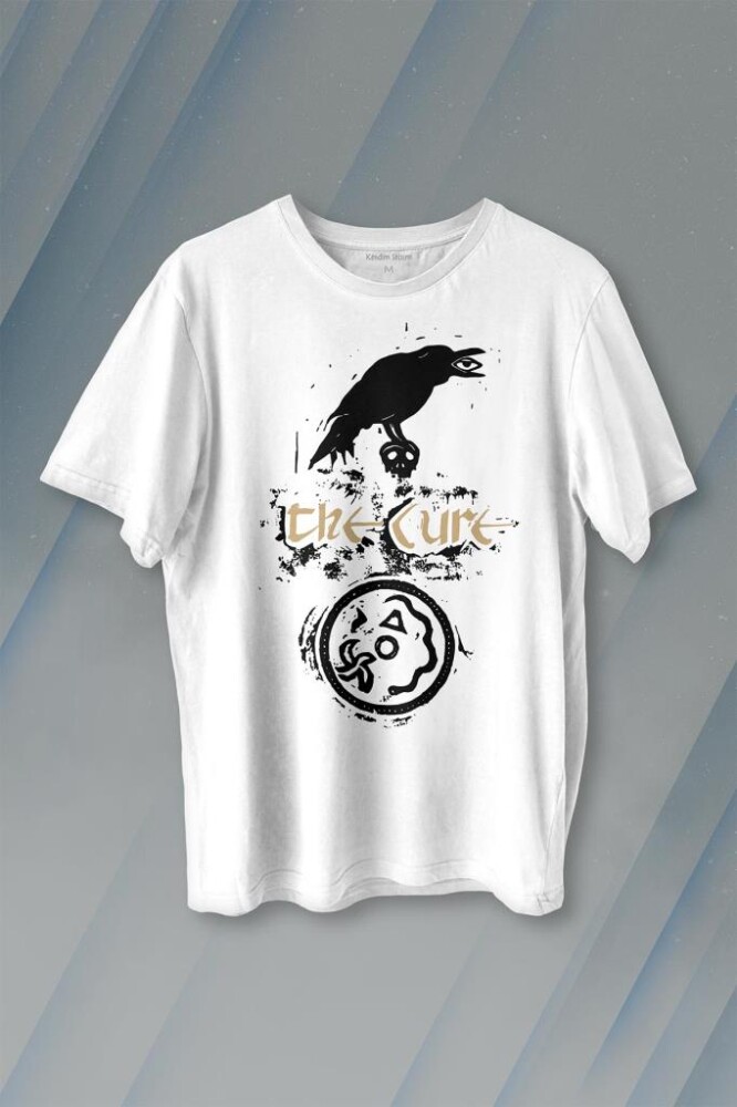 The Cure Crown Music Rock Baskılı Tişört Unisex T-shirt - 1