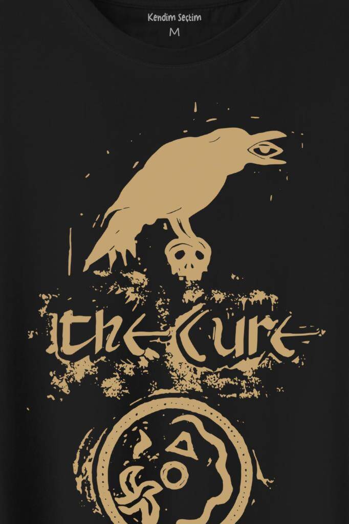 The Cure Crown Music Rock Baskılı Tişört Unisex T-Shirt (1)