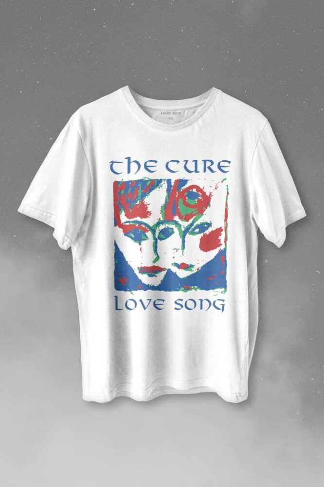 The Cure Lovesong Love Song Rock Music Band Baskılı Tişört Unisex T-shirt - 1