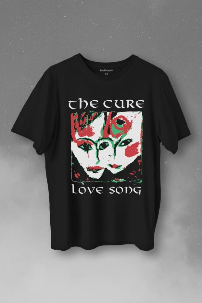 The Cure Lovesong Love Song Rock Music Band Baskılı Tişört Unisex T-Shirt - 1