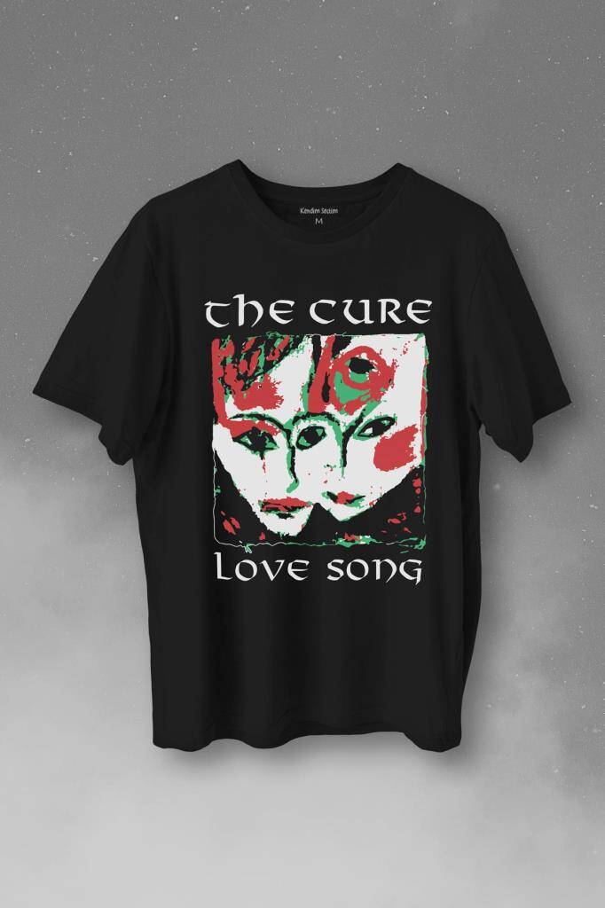 The Cure Lovesong Love Song Rock Music Band Baskılı Tişört Unisex T-Shirt - 1