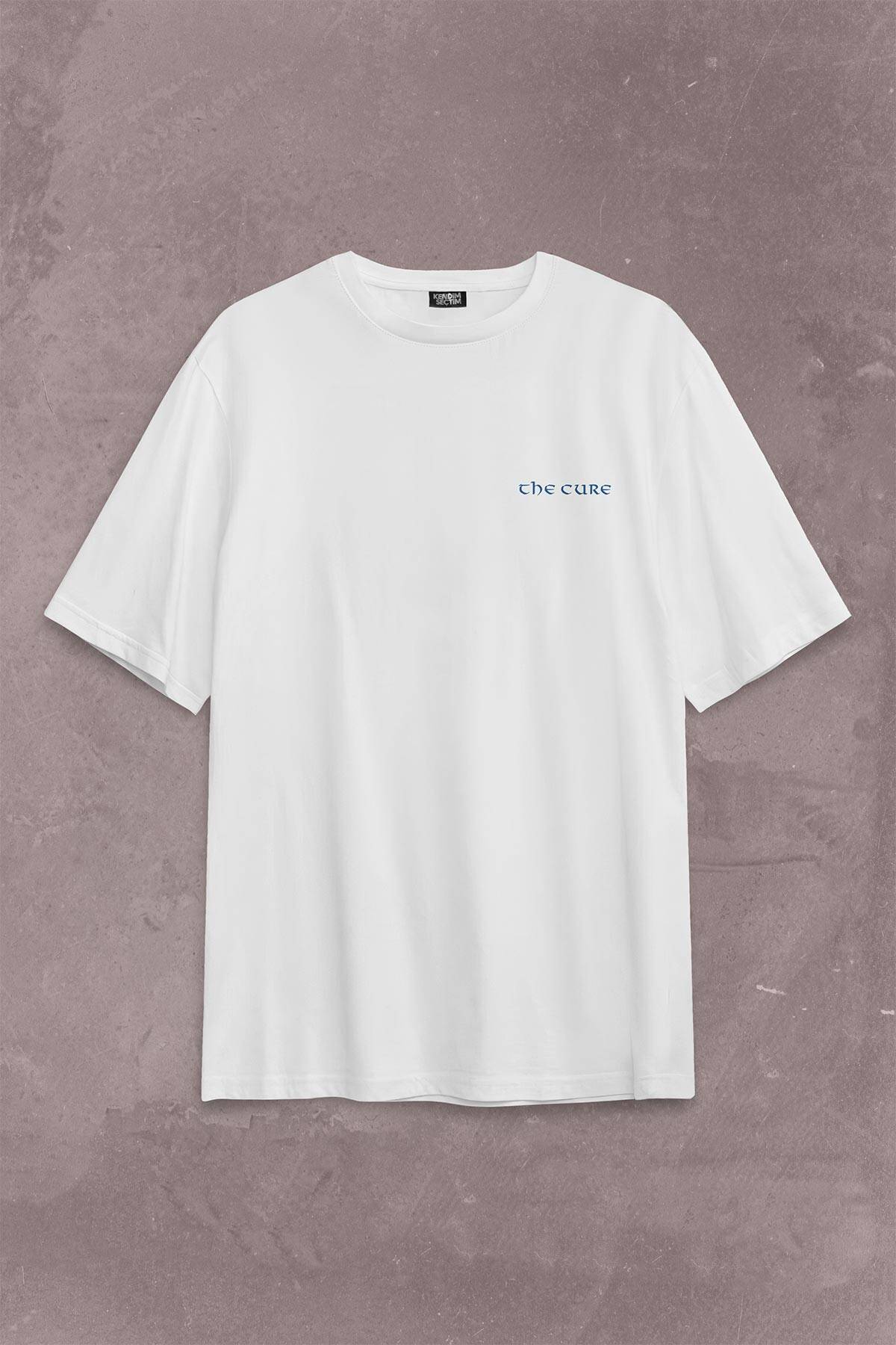 The Cure Lovesong Love Song Rock Music Band Sırt Ön Baskılı Oversize Tişört Unisex T-Shirt (1)
