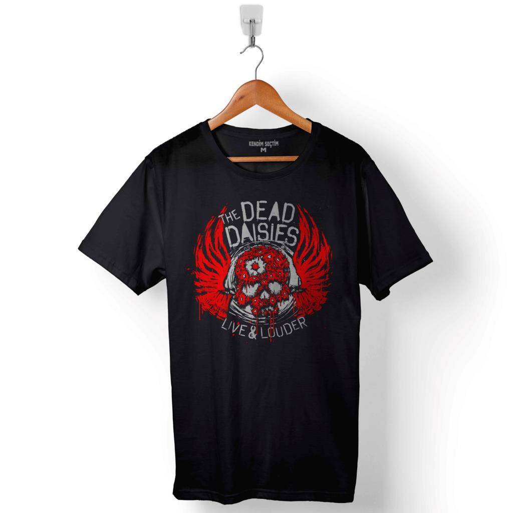 The Dead Dısies Live Louder Metallica Baskılı Tişört Unisex T-Shirt - 1