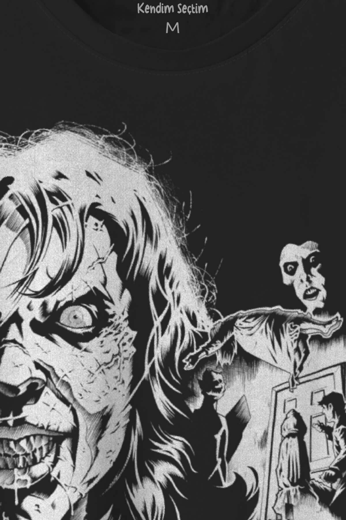 The Exorcist 1973 Devil Film Baskılı Tişört Unisex T-shirt - 2