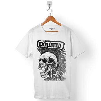 THE EXPLOITED MUSIC GROUP LOGO ERKEK TİŞÖRT - 1
