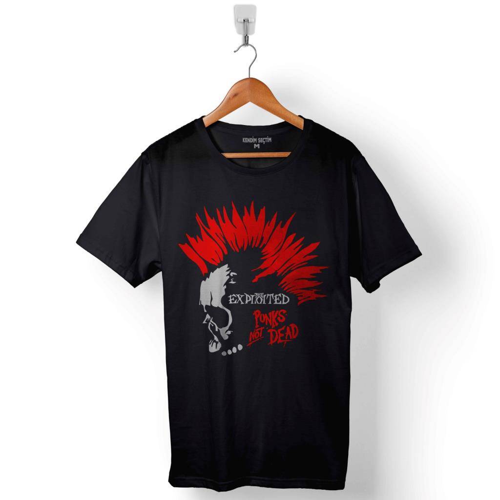 The Exploıted Punks Not Dead Music Group Baskılı Tişört Unisex T-Shirt - 1