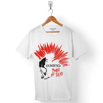 THE EXPLOITED PUNKS NOT DEAD MUSIC GROUP ERKEK TİŞÖRT - 1