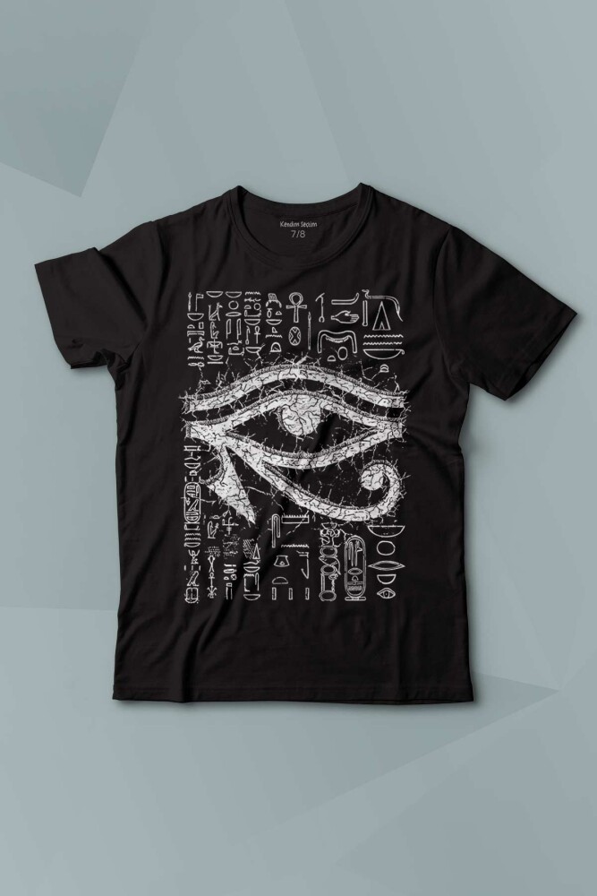 The Eye Of Ra Antik Mısır Ra'ın Gözü Baskılı Çocuk Tişört - 1