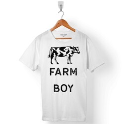 THE FARM BOY ÇİFTÇİ TARIM TRAKTÖR ERKEK TİŞÖRT - 1