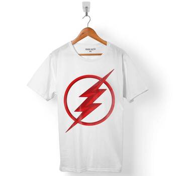 THE FLASH LOGO ERKEK TİŞÖRT - 1