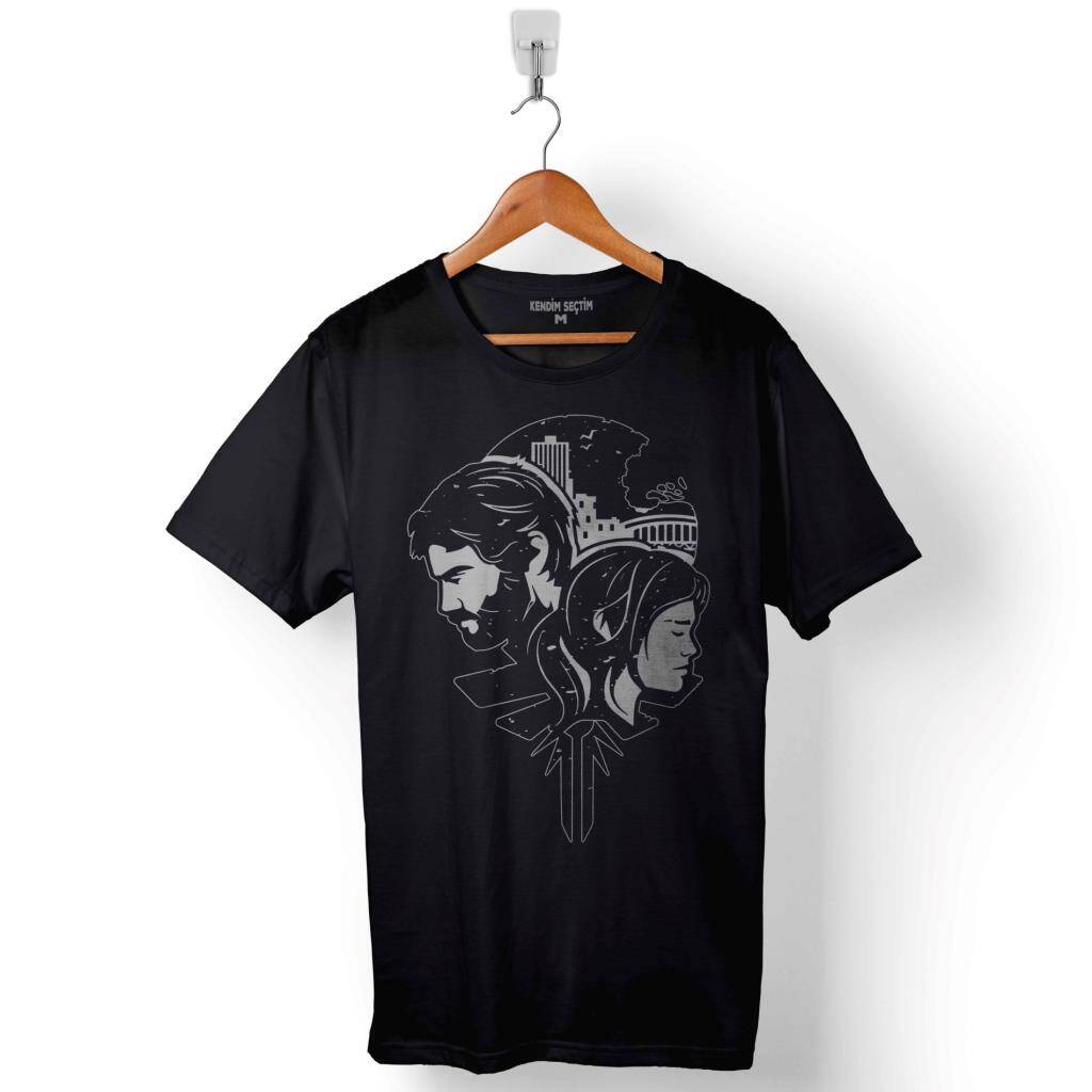 The Last Of Us Joel Vs Elıte Logo Baskılı Tişört Unisex T-Shirt - 1