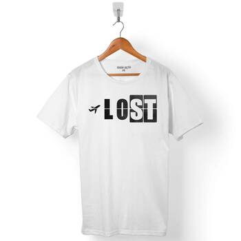 THE LOST DİZİSİ POSTER MINIMAL ERKEK TİŞÖRT - 1