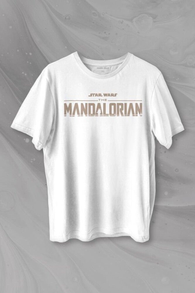 The Mandalorian Bebek Yoda Cep Tasarımı Star Wars Baskılı Tişört Unisex T-shirt - 1