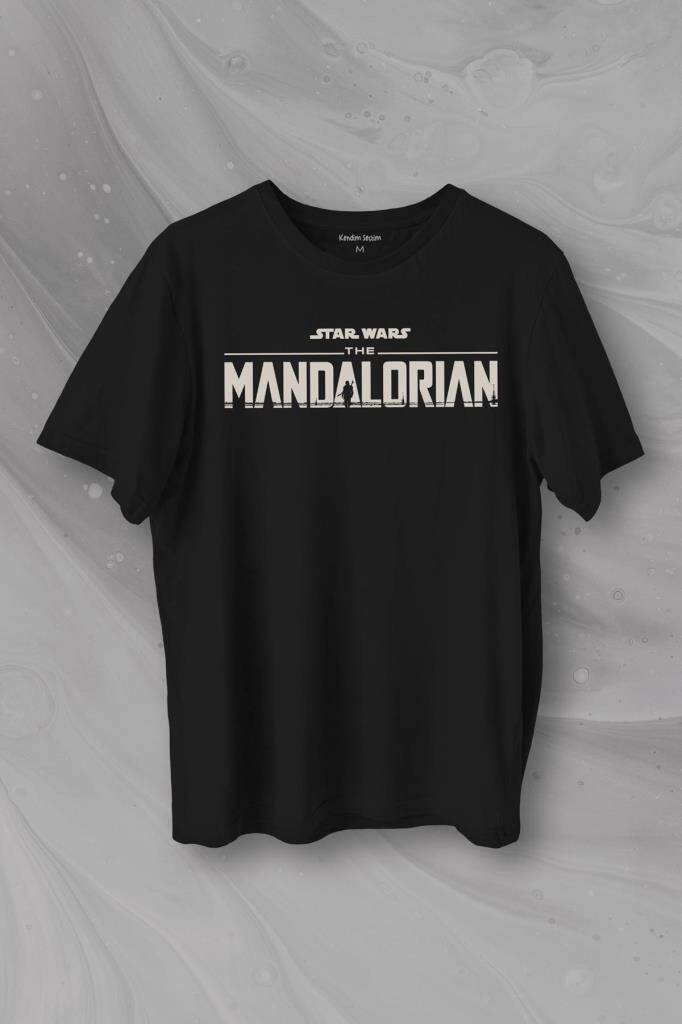 The Mandalorian Bebek Yoda Cep Tasarımı Star Wars Baskılı Tişört Unisex T-Shirt - 1