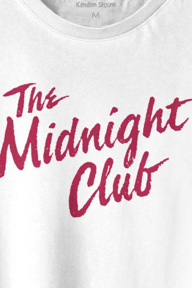The Midnight Club Logo Dizi Baskılı Tişört Unisex T-shirt (1)