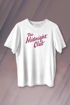 The Midnight Club Logo Dizi Baskılı Tişört Unisex T-shirt - 1