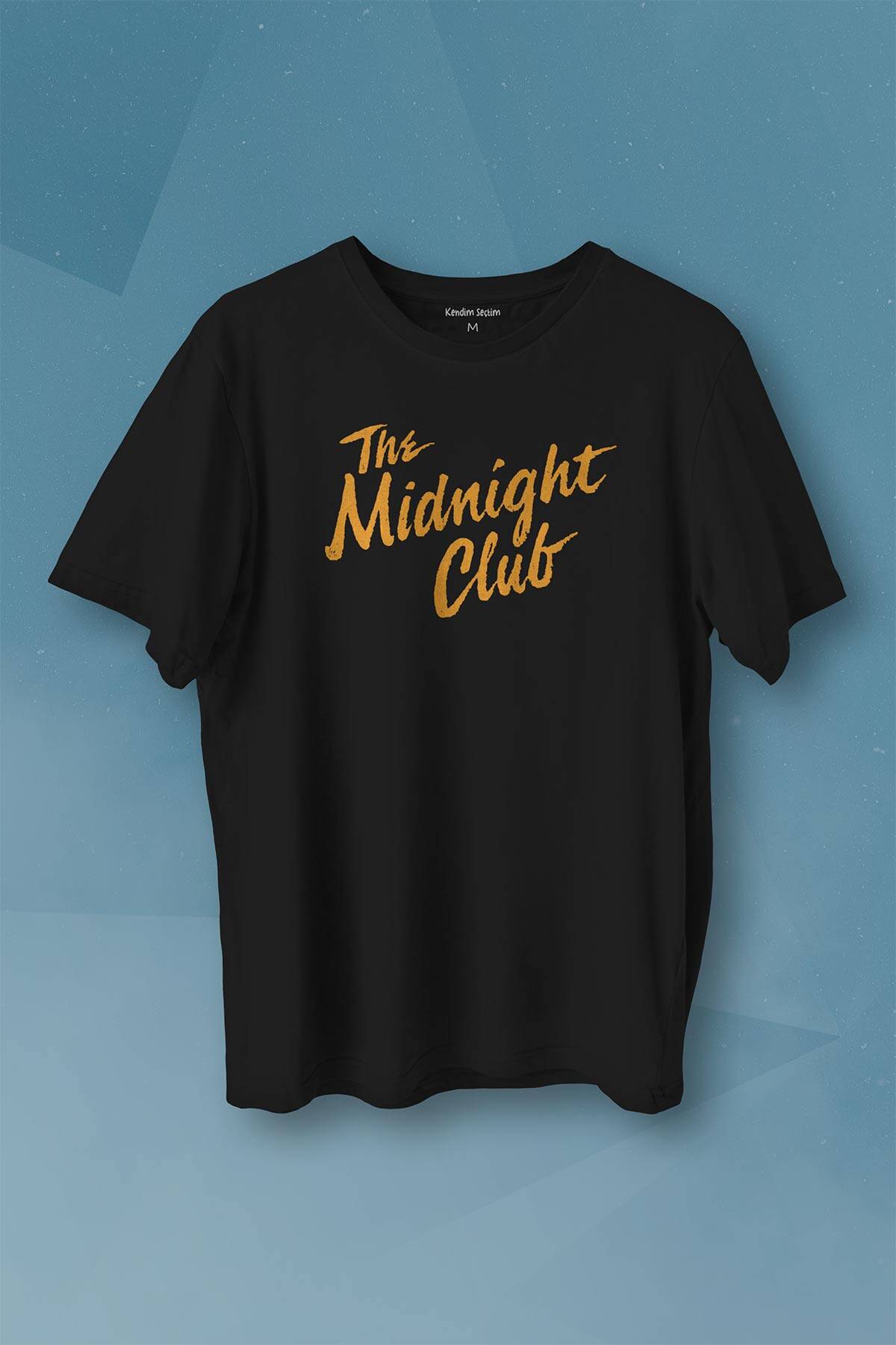 The Midnight Club Logo Dizi Baskılı Tişört Unisex T-shirt - 1