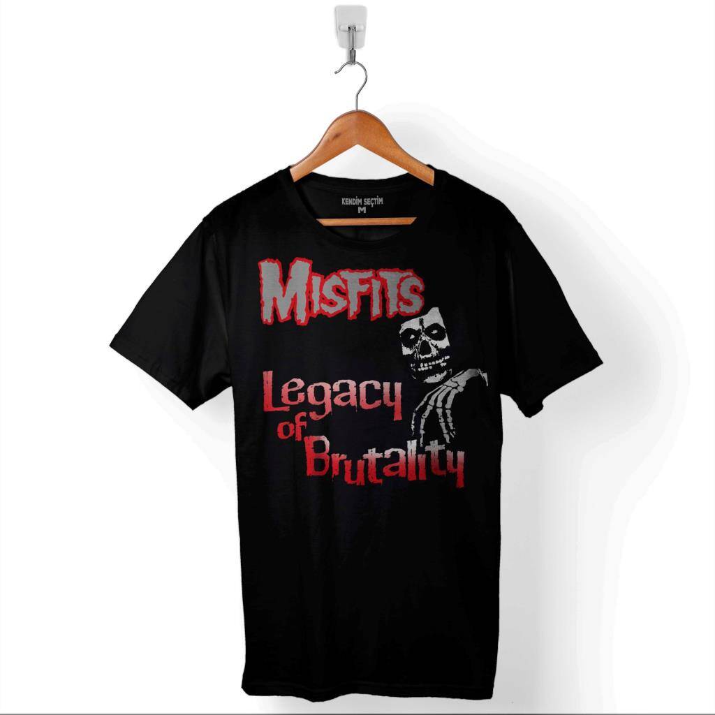 The Misfits Legacy Of BrutAlity Punk Rock Baskılı Tişört Unisex T-Shirt - 1