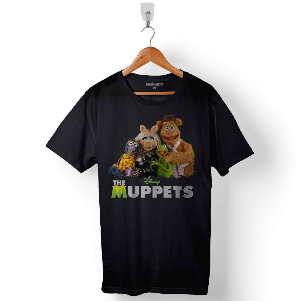 The Muppets Kaplumbağa Kermit Baskılı Tişört Unisex T-Shirt - 1