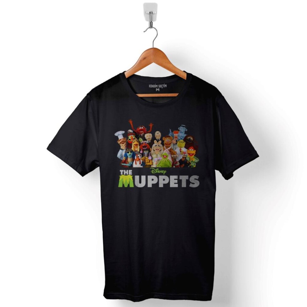 The Muppets Kaplumbağa Kermit Baskılı Tişört Unisex T-Shirt - 1