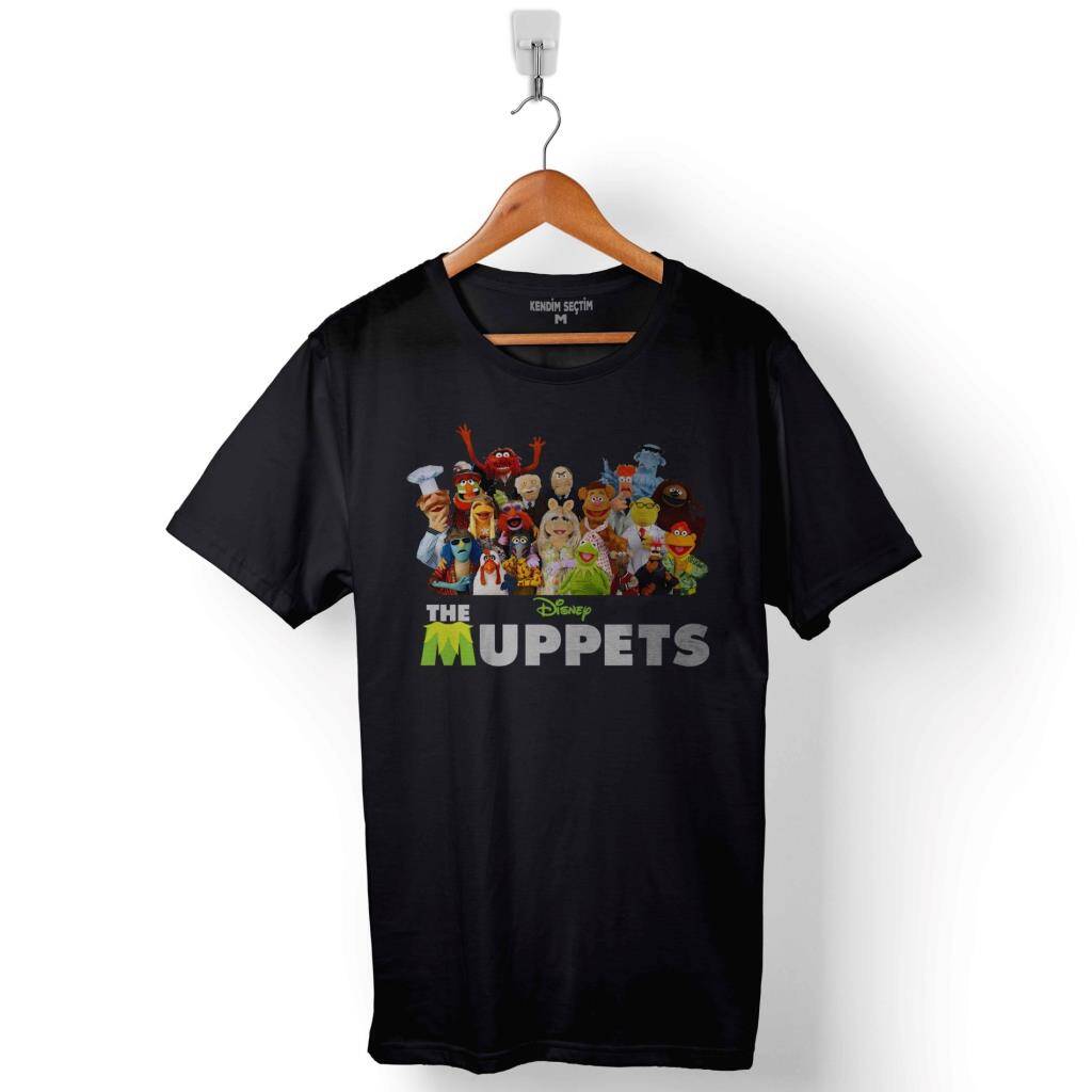 The Muppets Kaplumbağa Kermit Baskılı Tişört Unisex T-Shirt - 1
