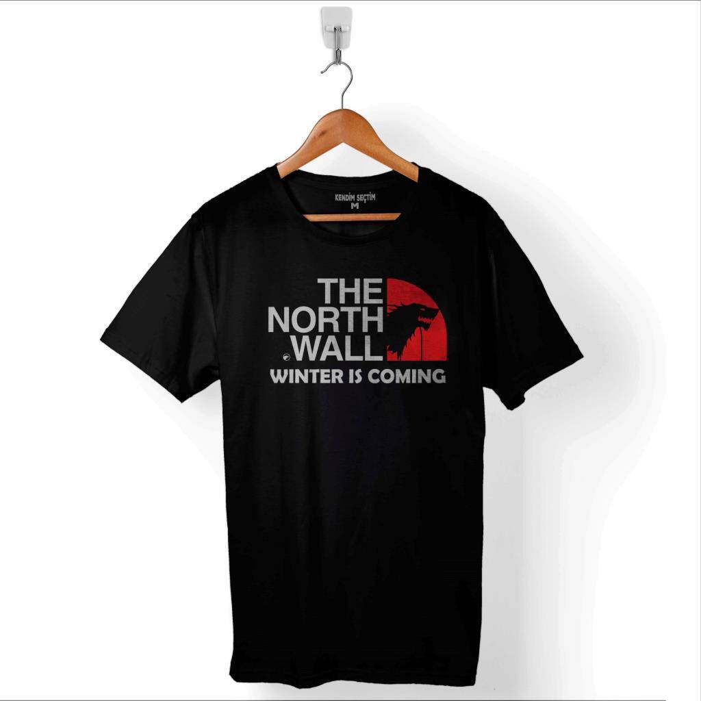 The North Wall Winter Is Coming Game Of Thrones Baskılı Tişört Unisex T-Shirt - 1