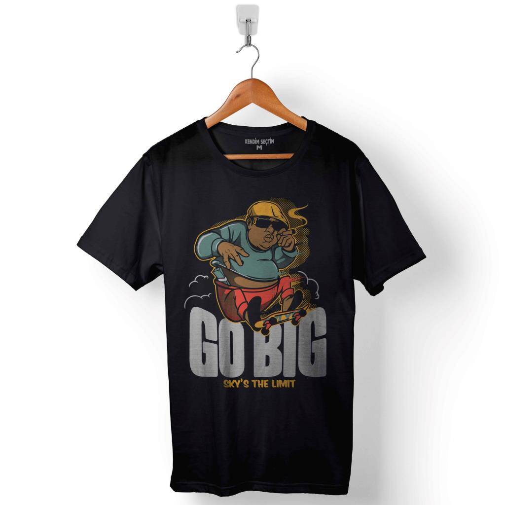 The Notorıous Bıggıe Go Bıg Sky The Lımıt Baskılı Tişört Unisex T-Shirt - 1