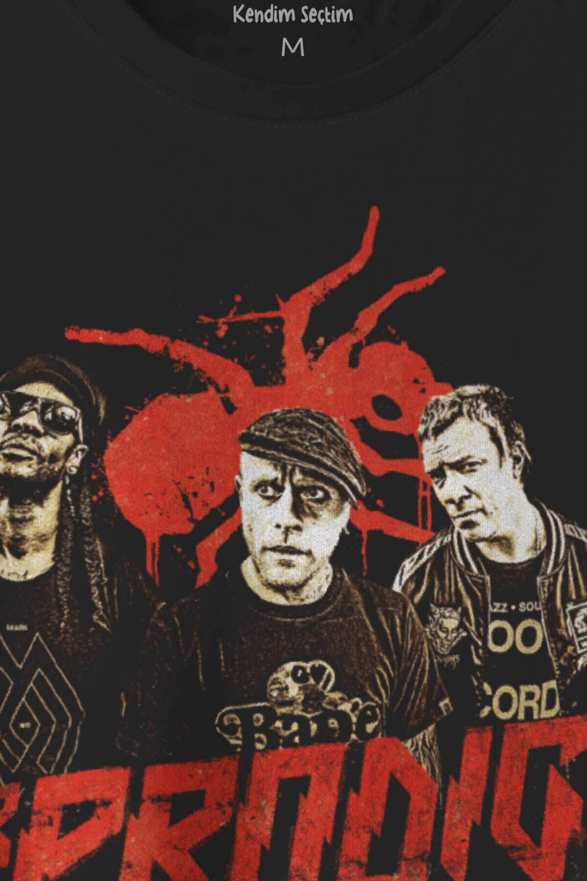 The Prodigy Flint Müzik Karınca Music Electronic Dance Logo Baskılı Tişört Unisex T-shirt (1)