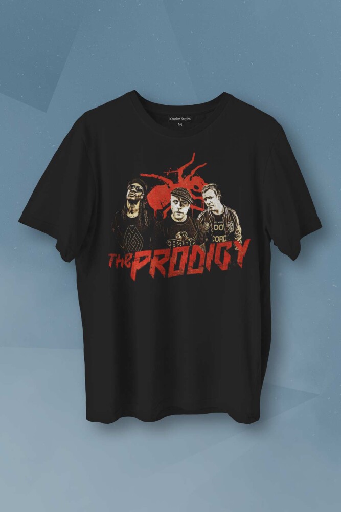The Prodigy Flint Müzik Karınca Music Electronic Dance Logo Baskılı Tişört Unisex T-shirt - 1