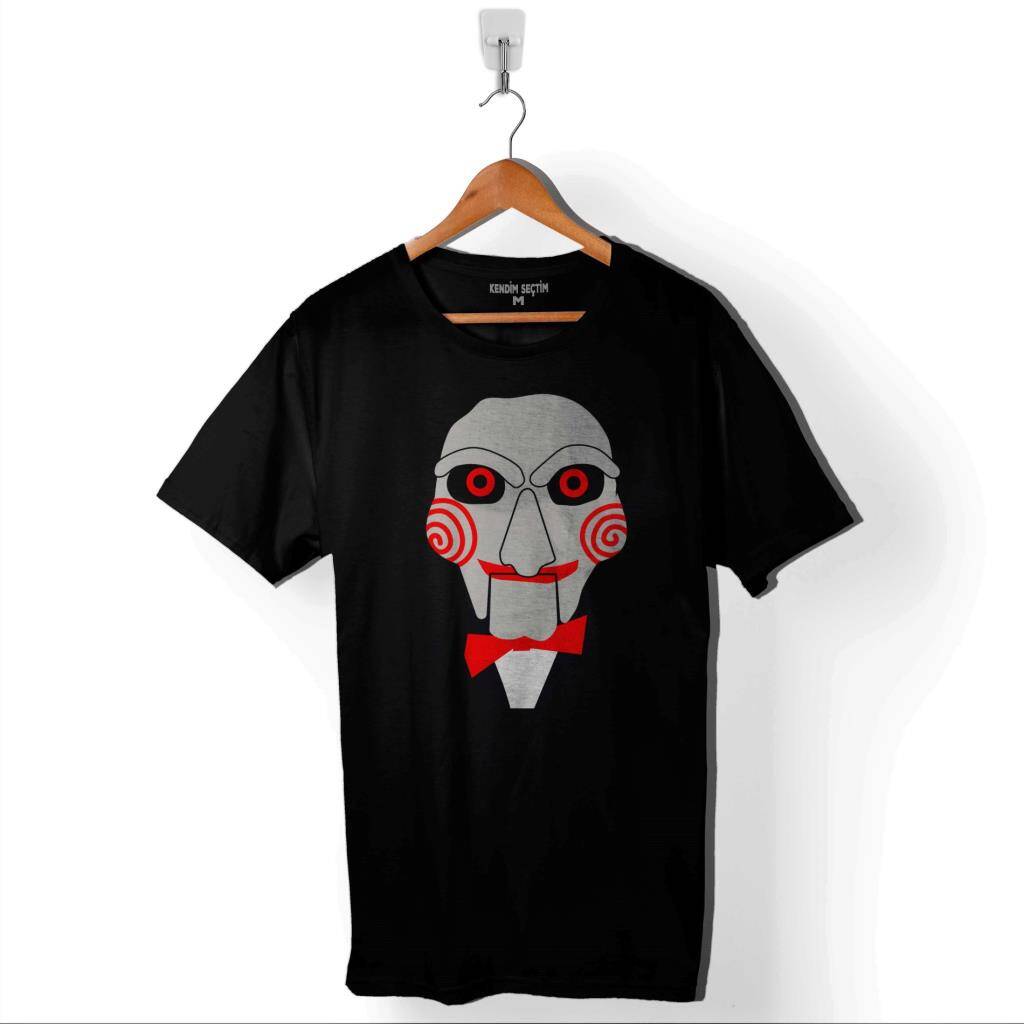 The Saw 1 2 3 4 5 6 7 8 Testere Filmi Baskılı Tişört Unisex T-Shirt - 1