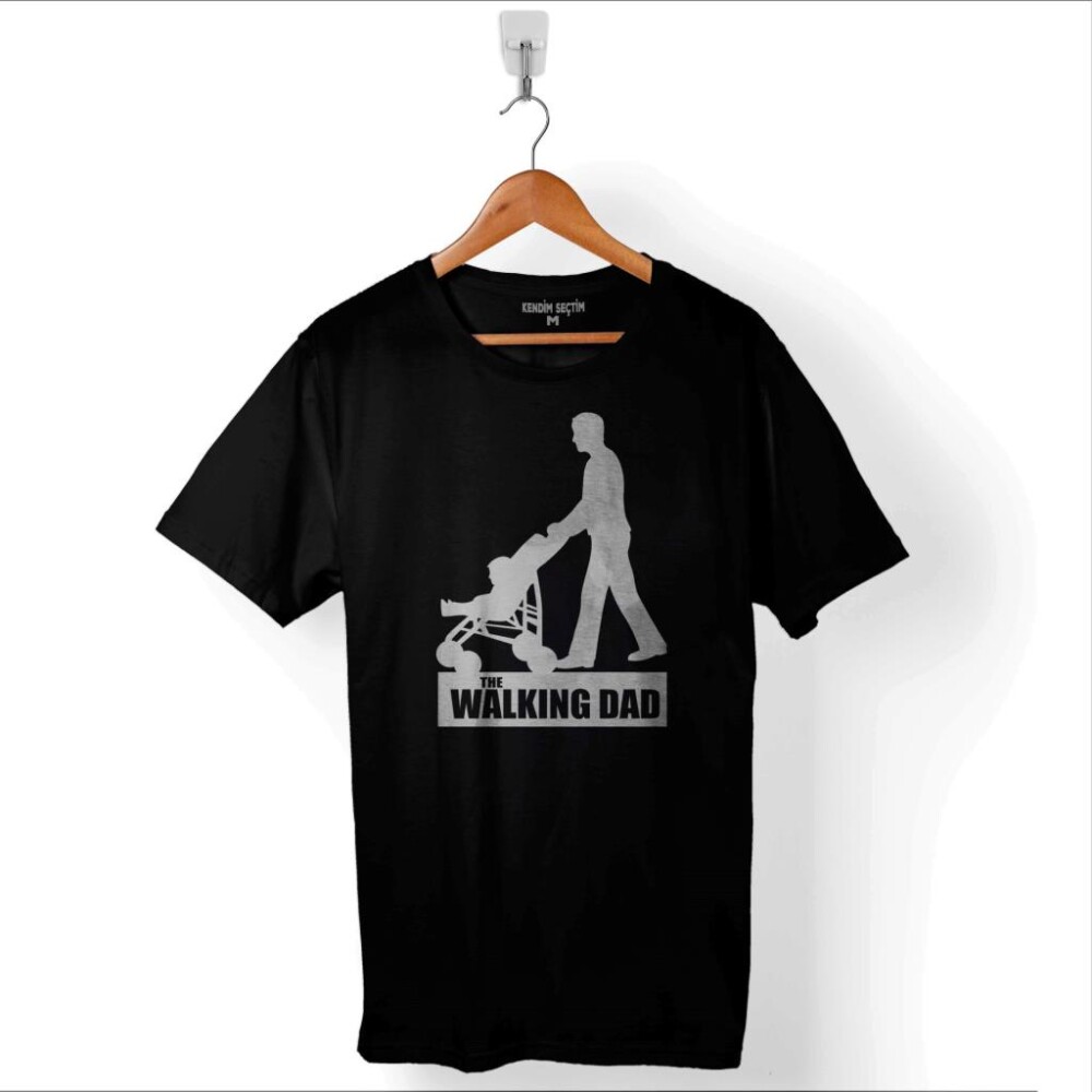 The Walking Dad Dead Yürüyen Baba Babalar Günü Baskılı Tişört Unisex T-Shirt - 1