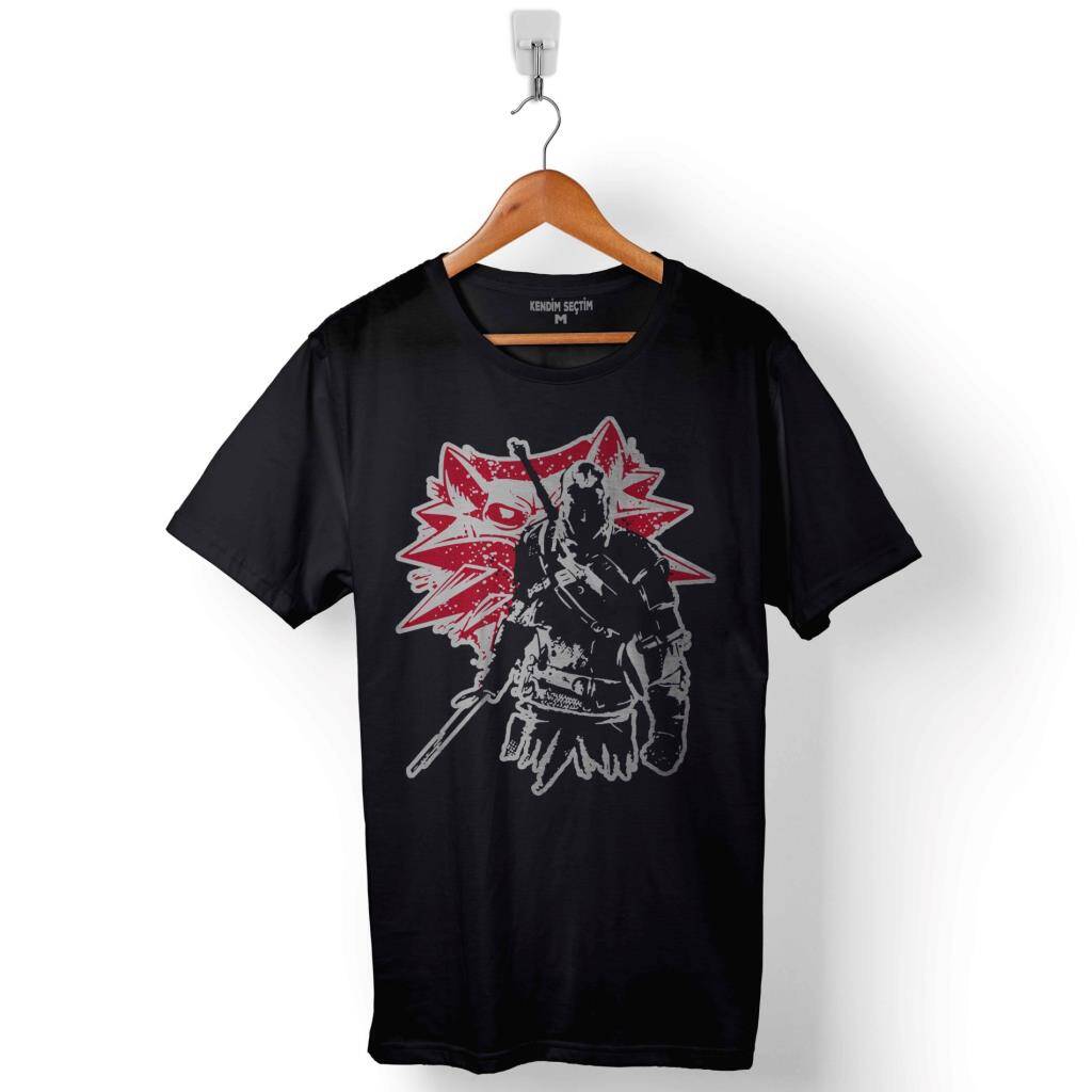 The Witcher 3 Iıı Wild Hunt Riviali Geralt De Rıv Baskılı Tişört Unisex T-Shirt - 1