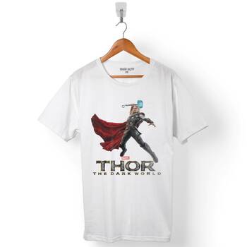THOR AVENGERS MARVEL LOGO ERKEK TİŞÖRT - 1