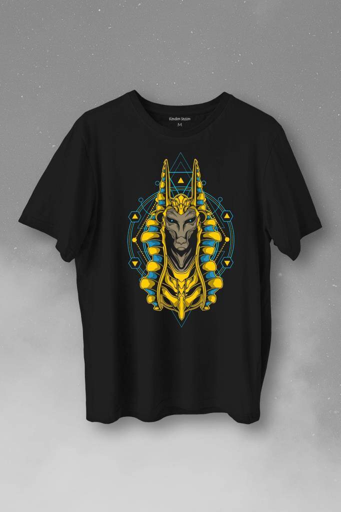 Tılsım Gizli İlim Tarot Sembolü Kutsal Antik Figür Büyüsü Baskılı Tişört Unisex T-Shirt - 1