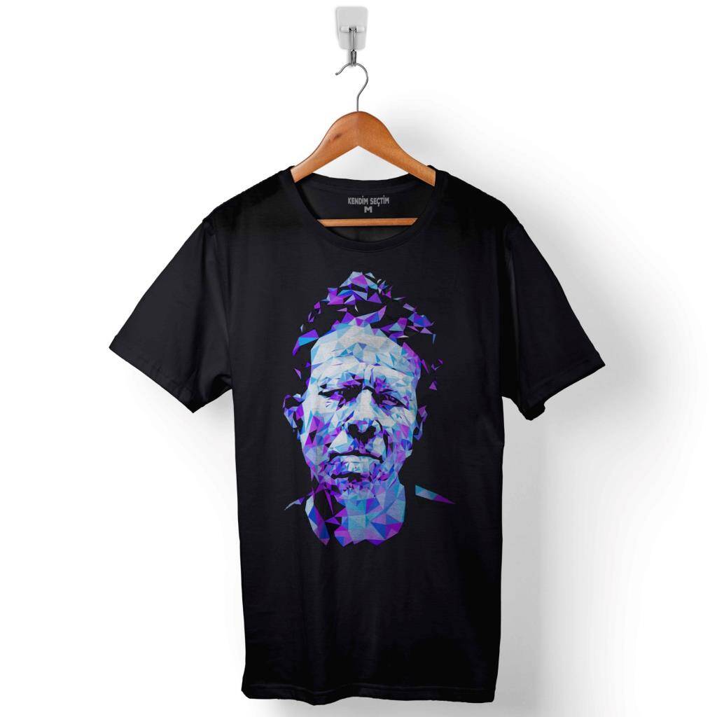 Tom Waits For No One Silüet Baskılı Tişört Unisex T-Shirt - 1