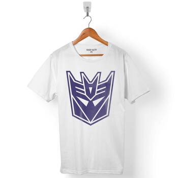 TRANSFORMERS LOGO DECEPTICON ERKEK TİŞÖRT - 1