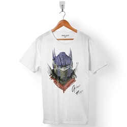TRANSFORMERS OPTIMUS PRIME LOGO DECEPTICON ERKEK TİŞÖRT - 1