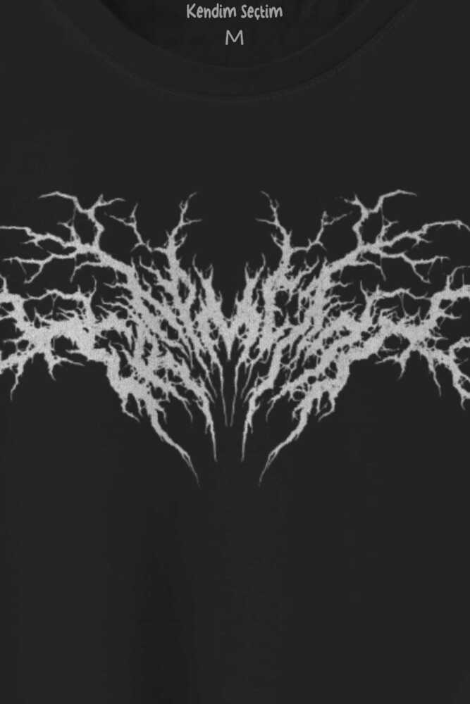 Trap Metal Hip Hop Rap Music Müzik Trapmetal Baskılı Siyah T-shirt Unisex Tişört (1)