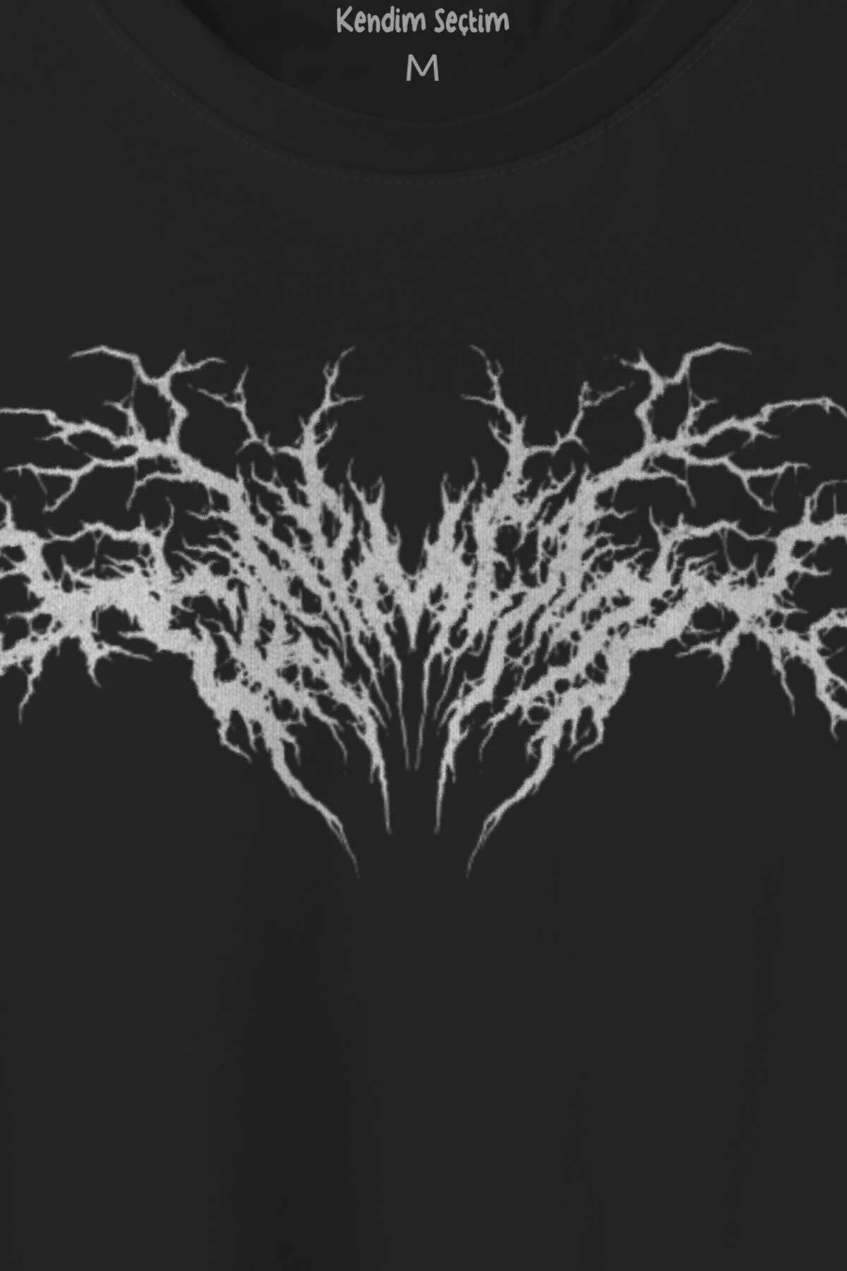 Trap Metal Hip Hop Rap Music Müzik Trapmetal Baskılı Siyah T-shirt Unisex Tişört (1)