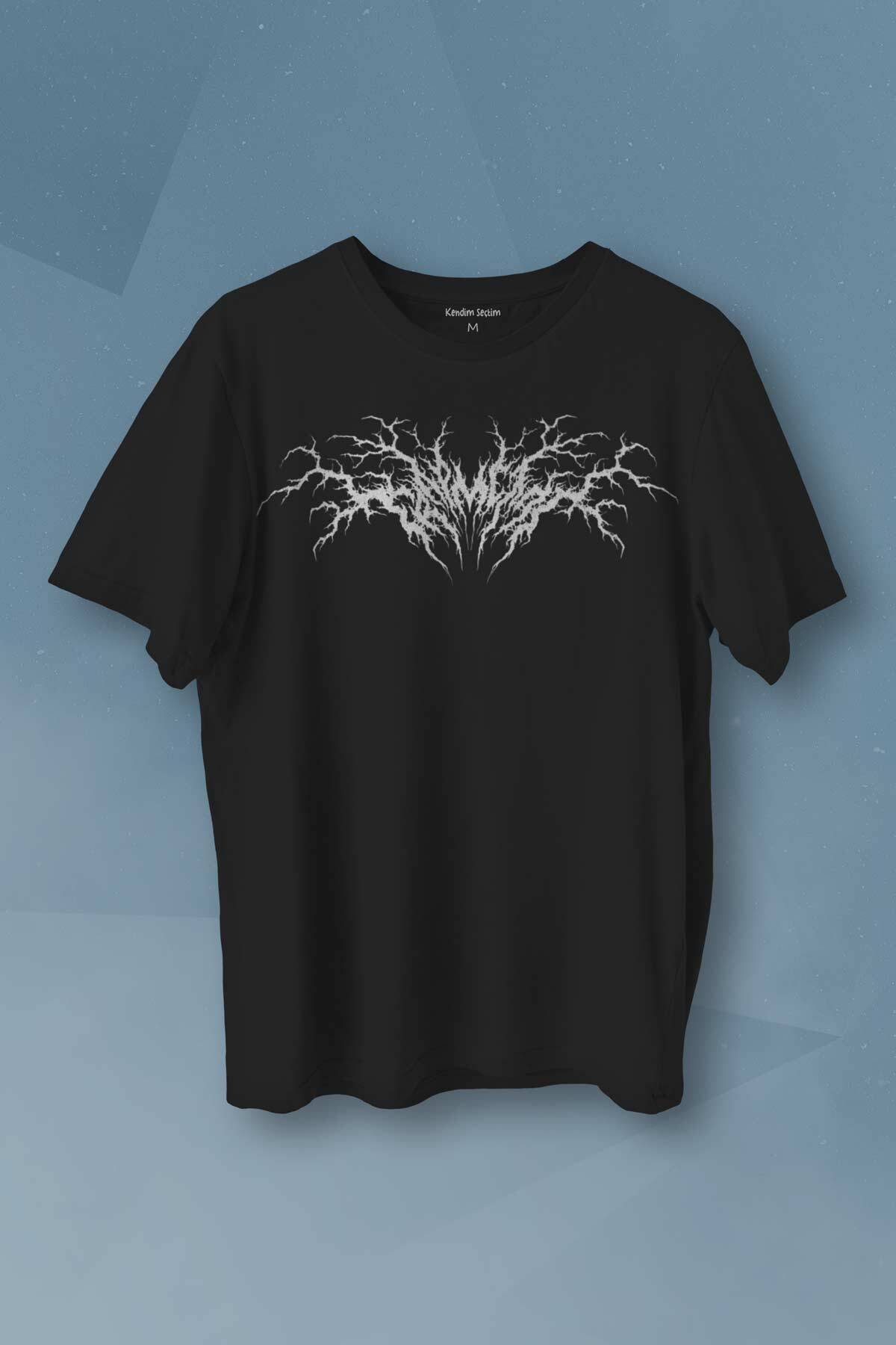 Trap Metal Hip Hop Rap Music Müzik Trapmetal Baskılı Siyah T-shirt Unisex Tişört - 1