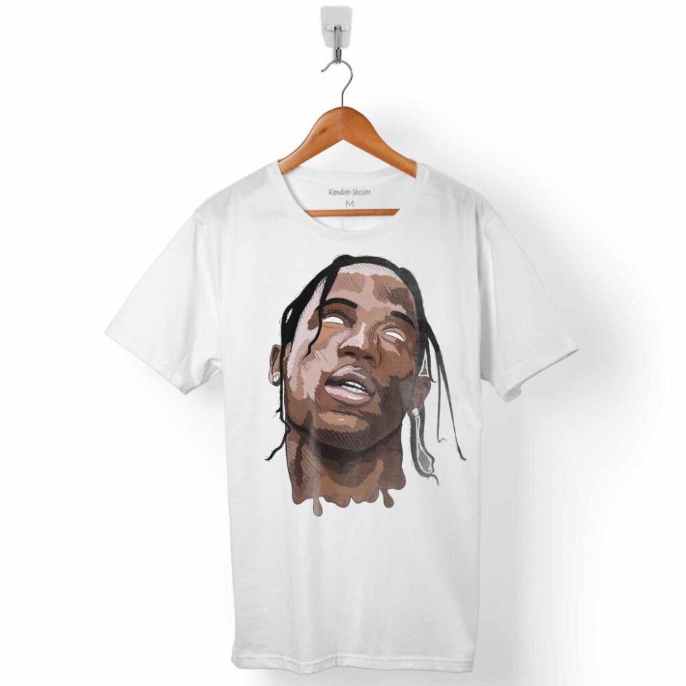 TRAVIS SCOTT JACQUES WEBSTER ERKEK TİŞÖRT - 1