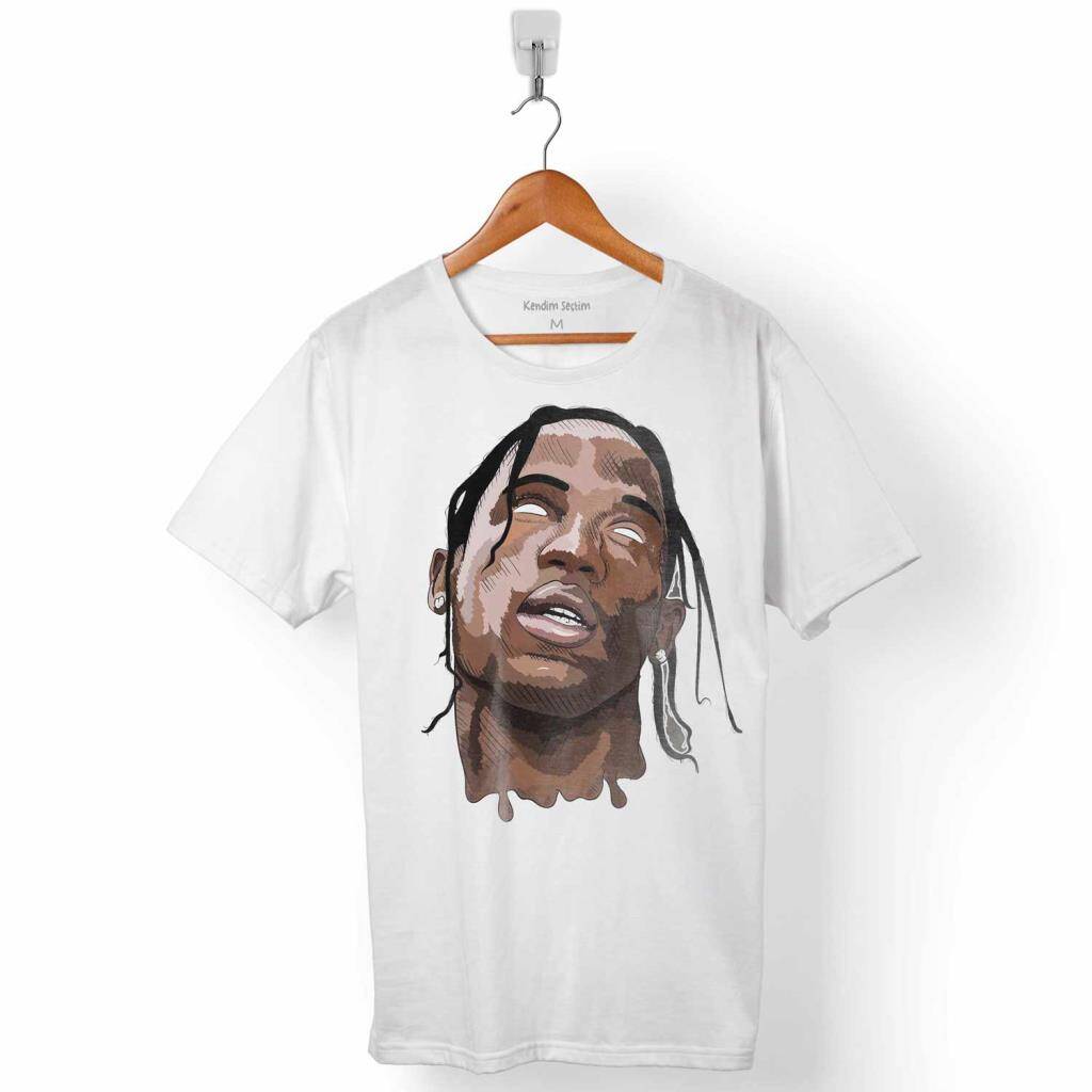 TRAVIS SCOTT JACQUES WEBSTER ERKEK TİŞÖRT - 1